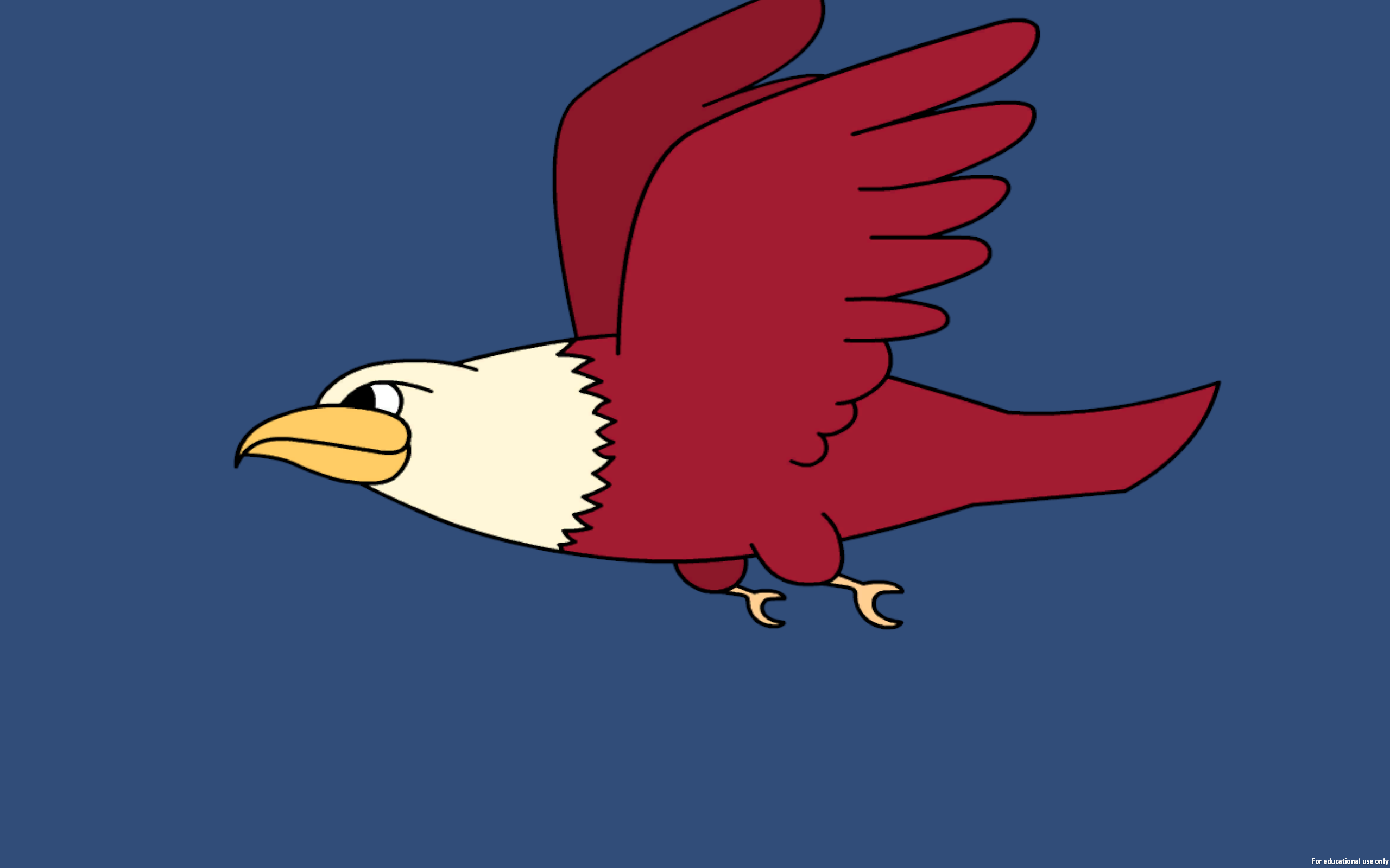 2D bird animation
