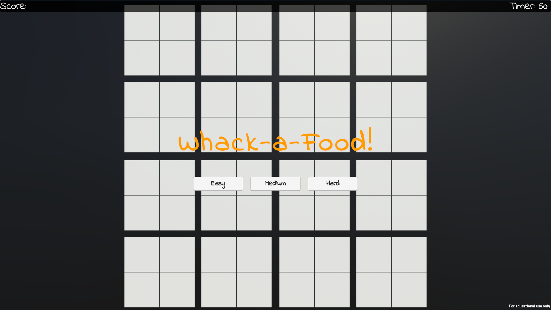 Whack-a-Food