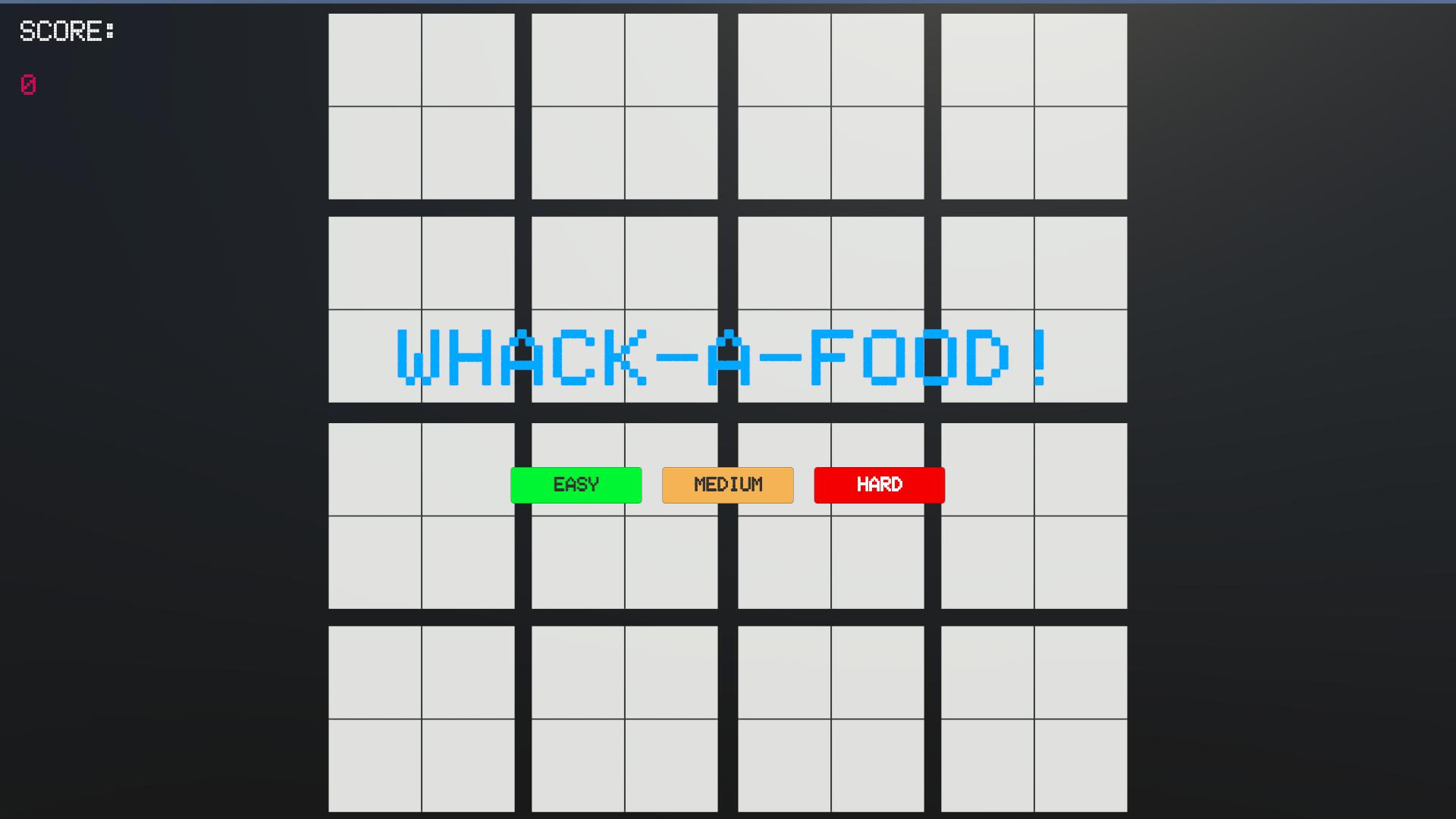 whack a food