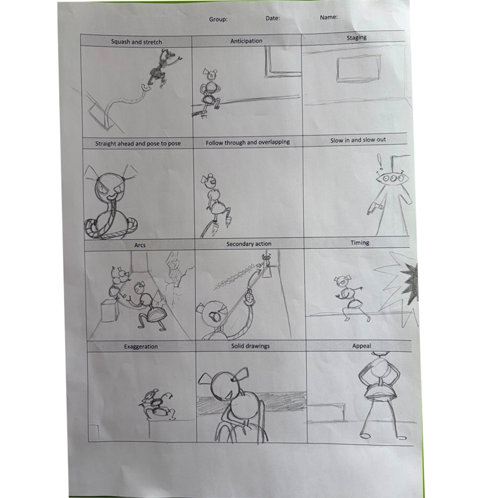 Humanoīda-robota bēgšana: 12 animācijas principu pielietošana