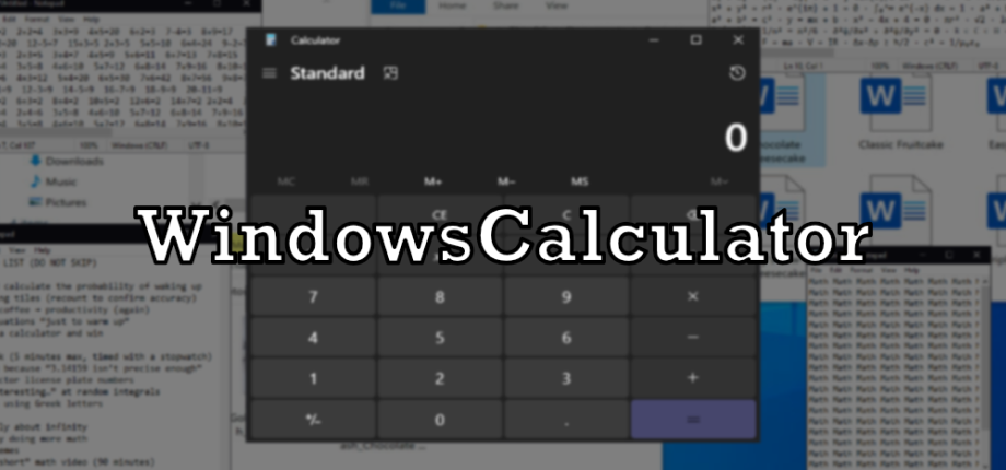 WindowsCalculator