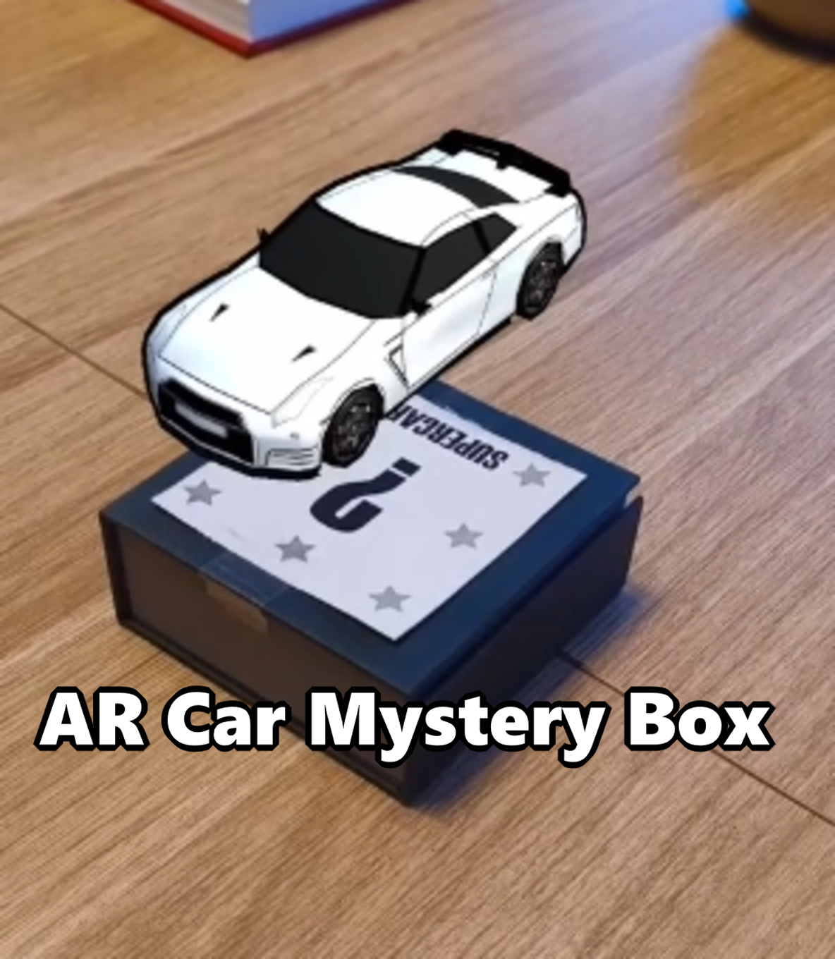 AR car model mystery box
