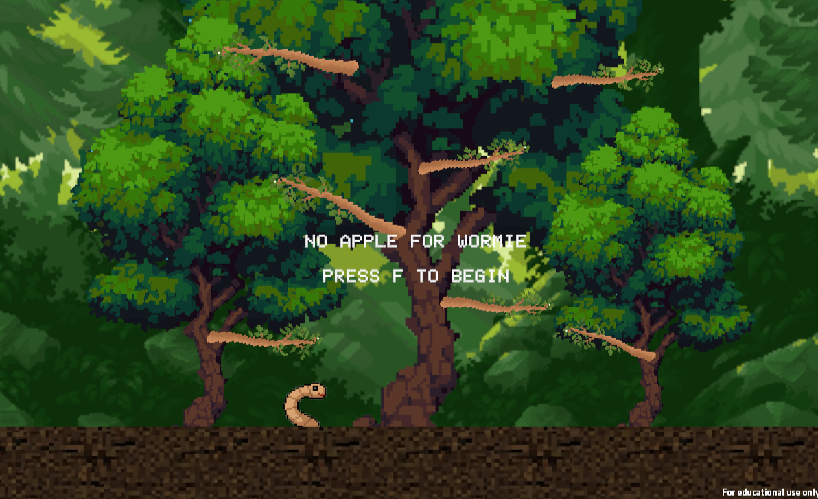 No apple for wormie (Catch the egg project)