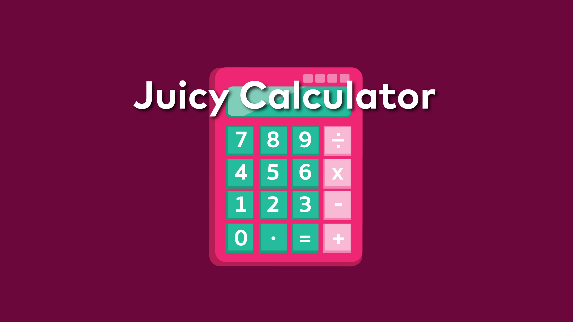 Pinkl Juicy Calculator