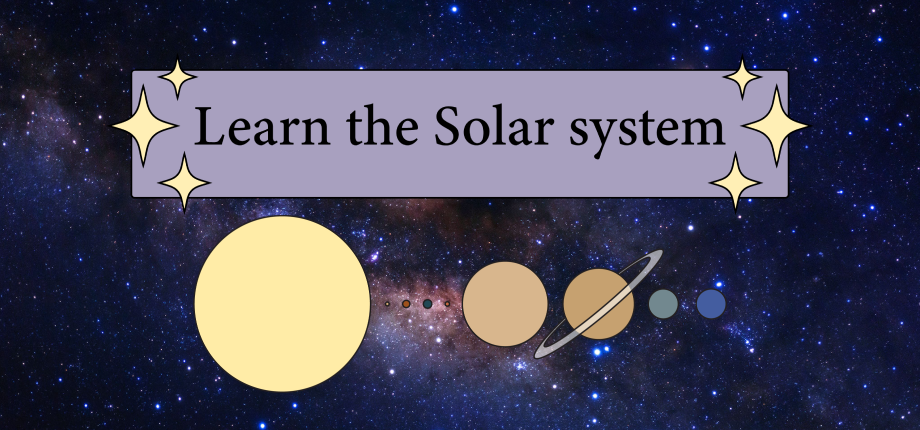 Learn the Solar system