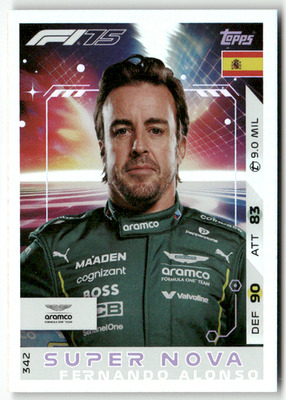 F1 cards racing