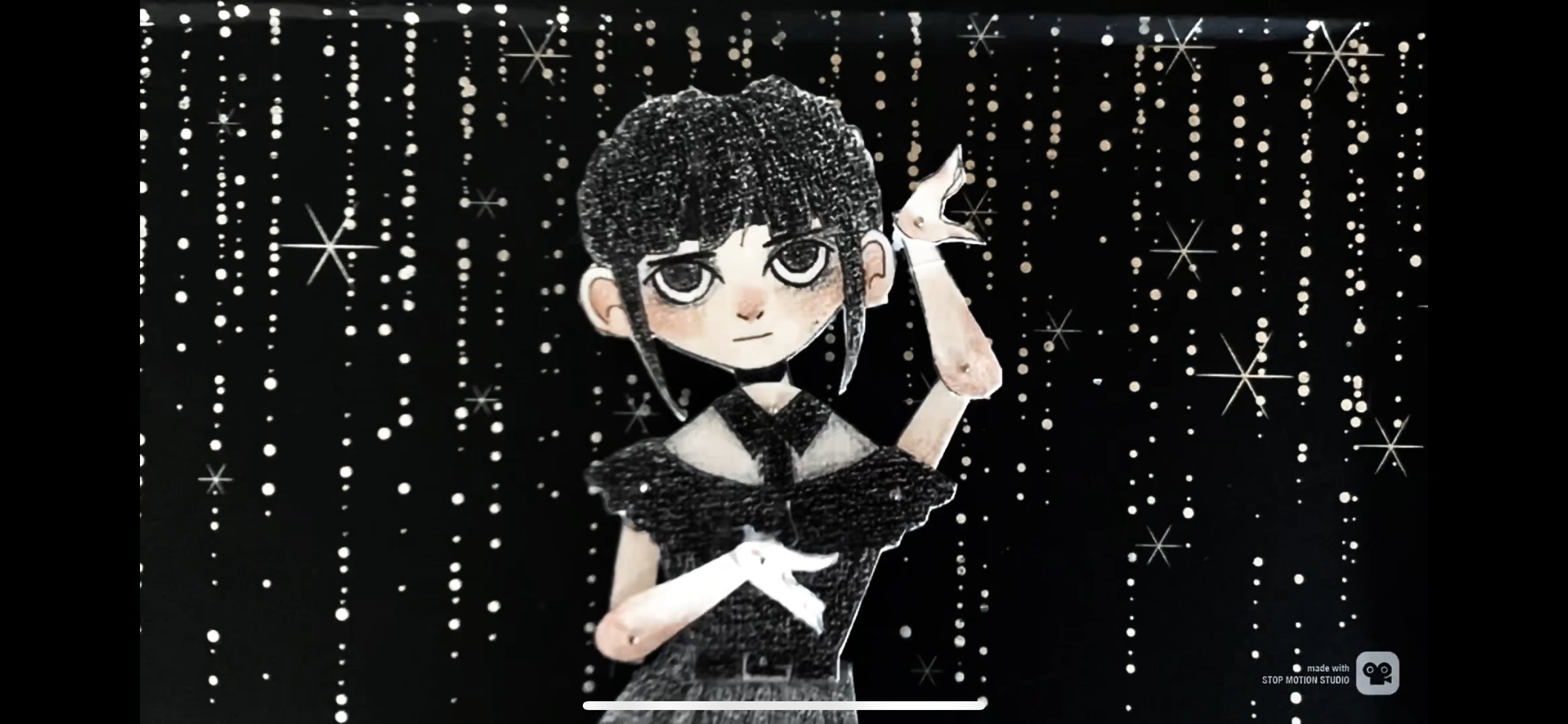 Wednesday stop - motion dance