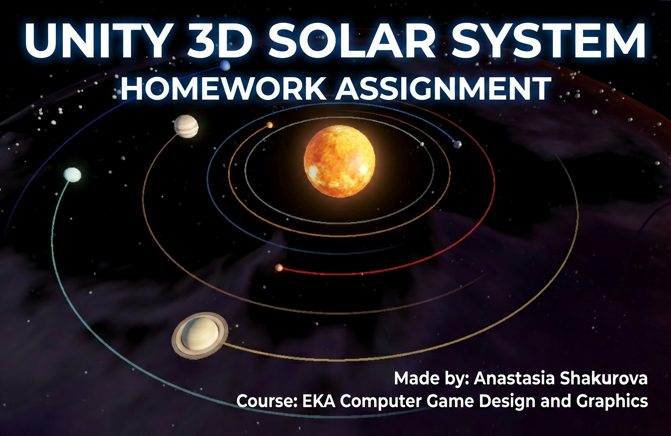3D Solar System Simulation