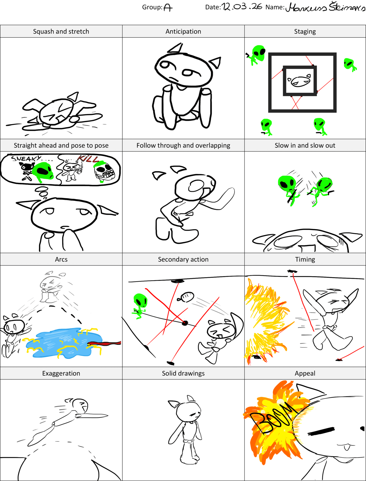 12 animation principles