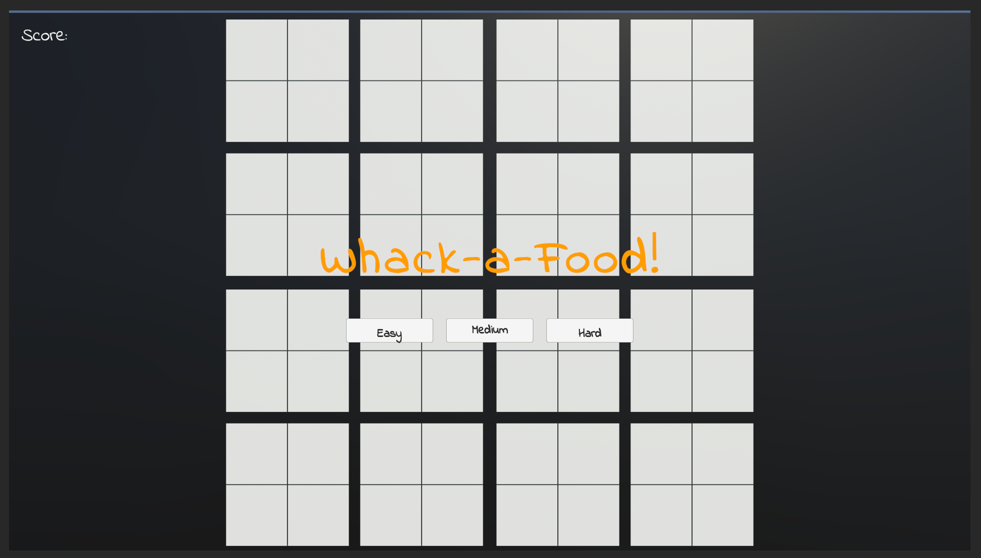 Whack-a-Food!