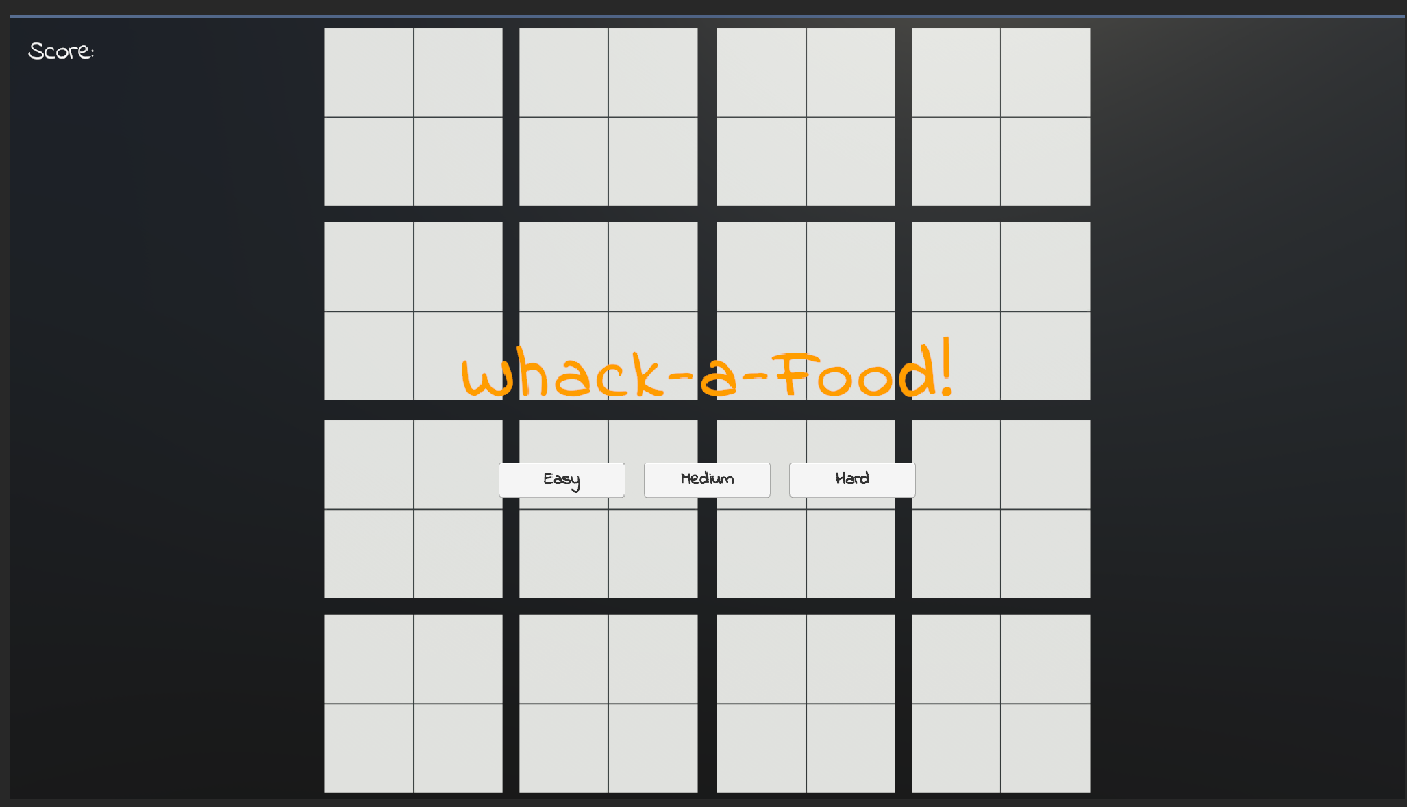 Challenge 5: Whack-a-Food